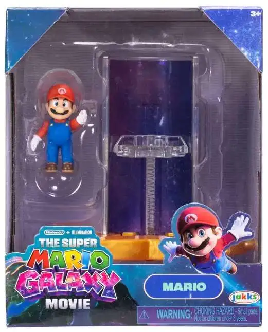 Super Mario Galaxy Movie Mario with Star Launcher 1.5-Inch Mini Figure