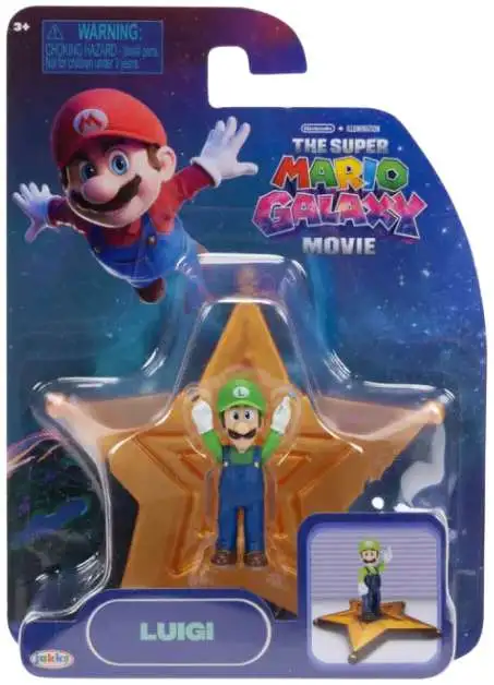 Super Mario Galaxy Movie Luigi 1.5-Inch Mini Figure