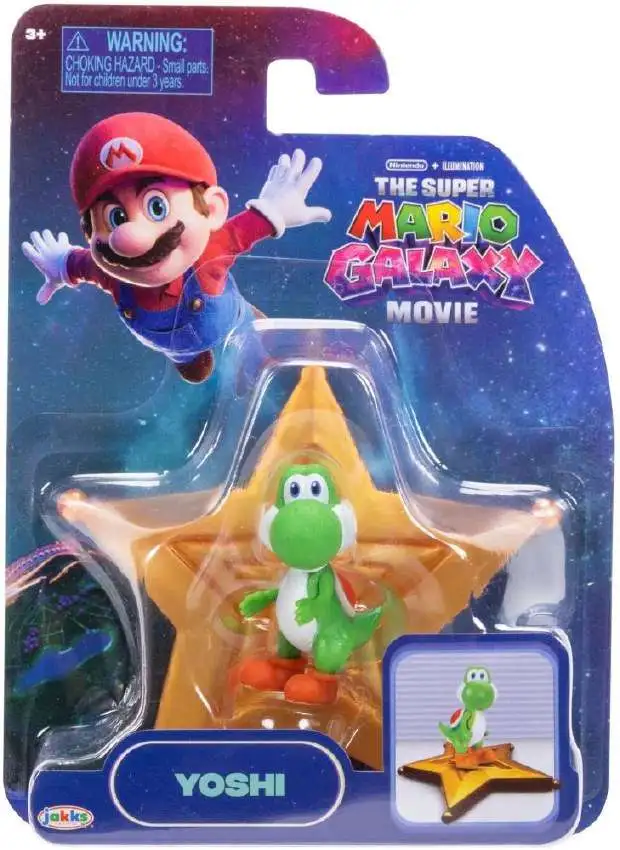 Super Mario Galaxy Movie Yoshi 1.5-Inch Mini Figure
