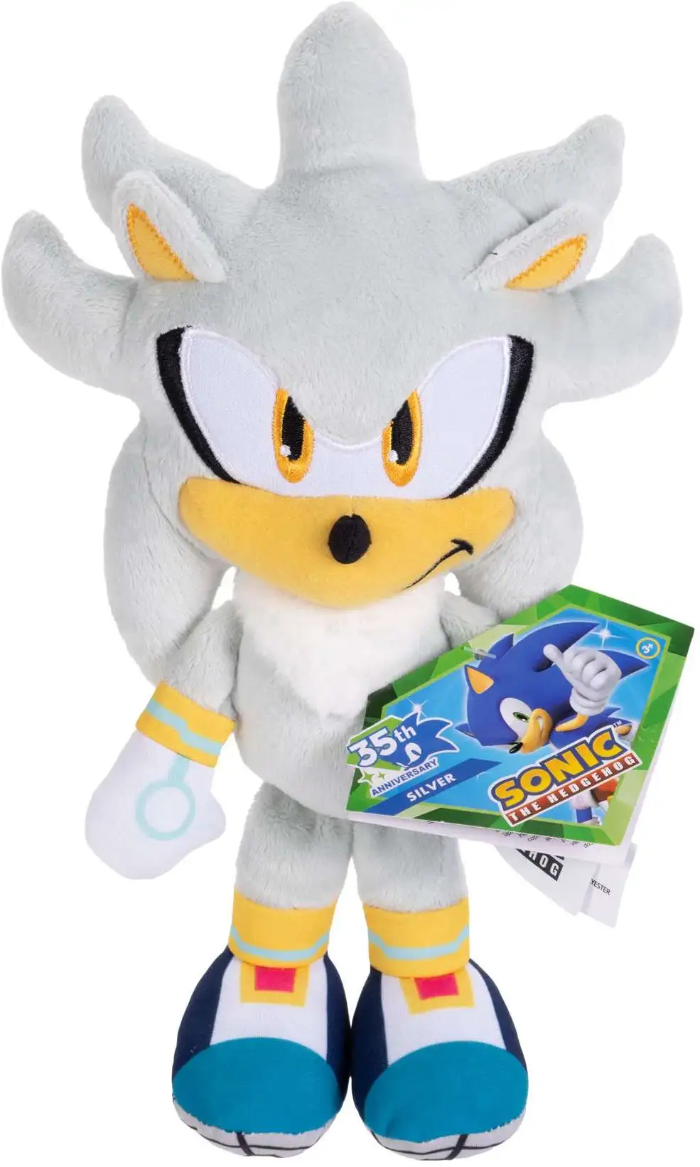Sonic The Hedgehog 35th Anniversary Silver 9-Inch Plush