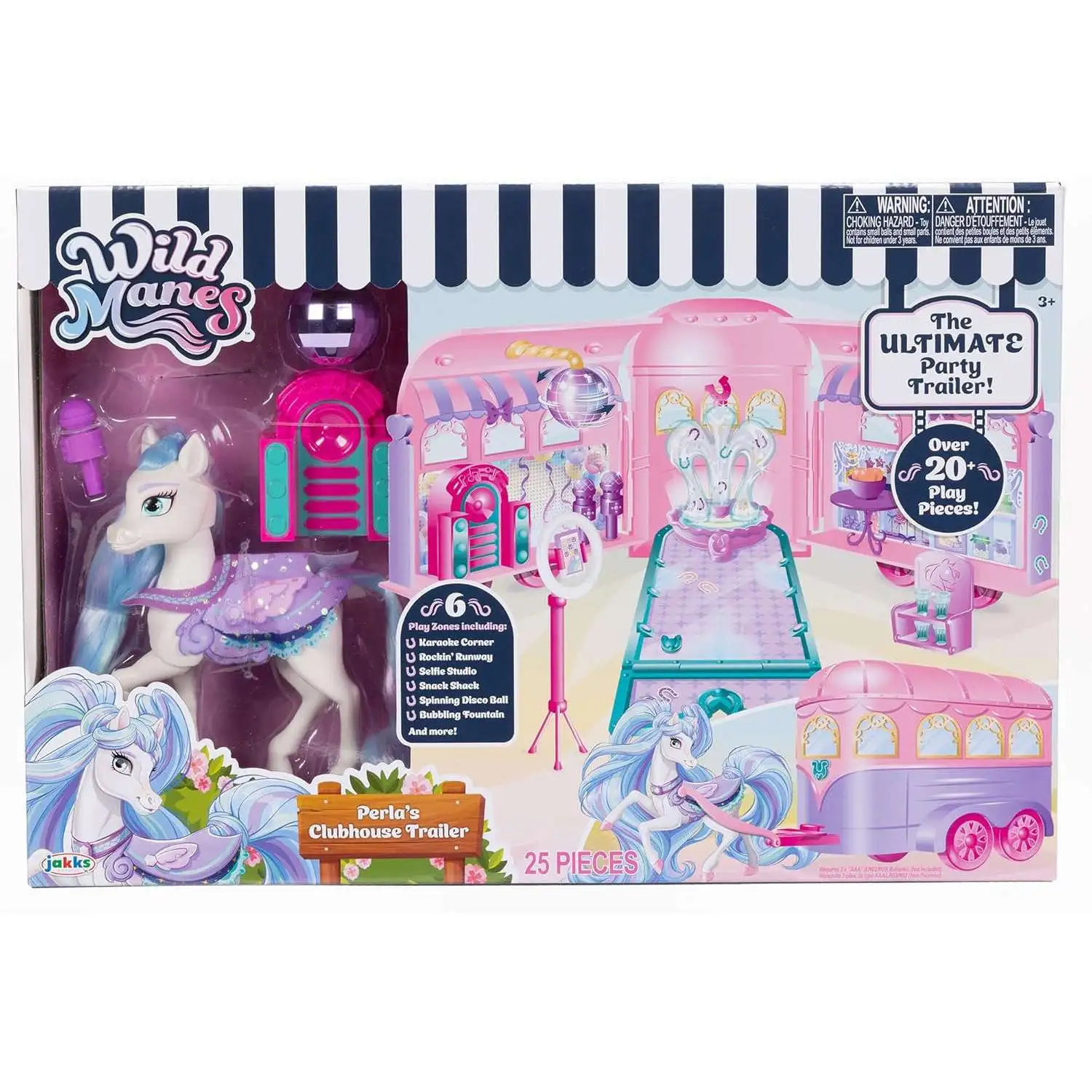 Wild Manes Perla's Clubhouse Trailer Playset