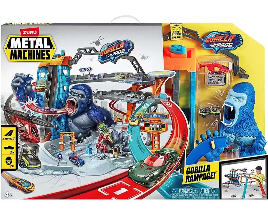 Metal Machines Gorilla Rampage Exclusive Track Attack Playset