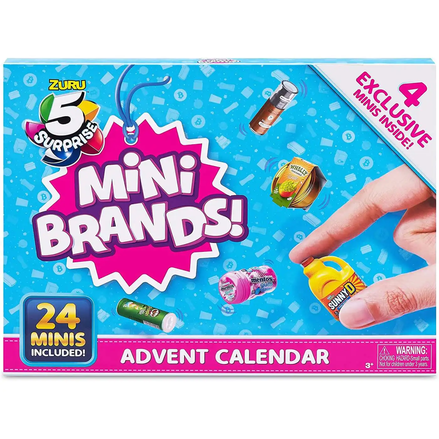 5 Surprise Mini Brands 2022 Advent Calendar 24 Minis 4 Exclusives Zuru Toys - ToyWiz 5 Surprise Mini Brands 2022 Advent Calendar 24 Minis 4 Exclusives Zuru Toys - ToyWiz