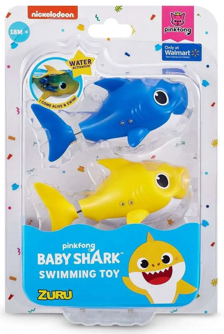 Baby Shark Robo Alive Baby Daddy Shark Exclusive Robotic Bath Toy 2-Pack  Zuru Toys - ToyWiz