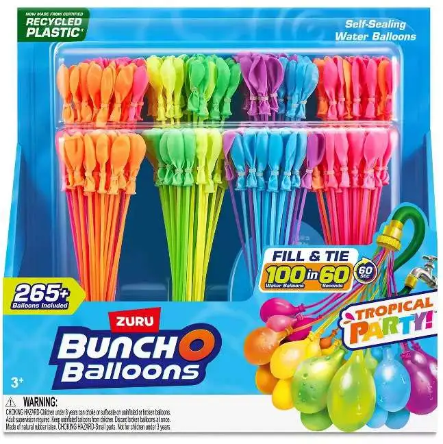 【WOOHWA】BASIC BALLOON OPS Zuru Bunch O Balloons Reusable Water Balloons - 3 Pack – HGP