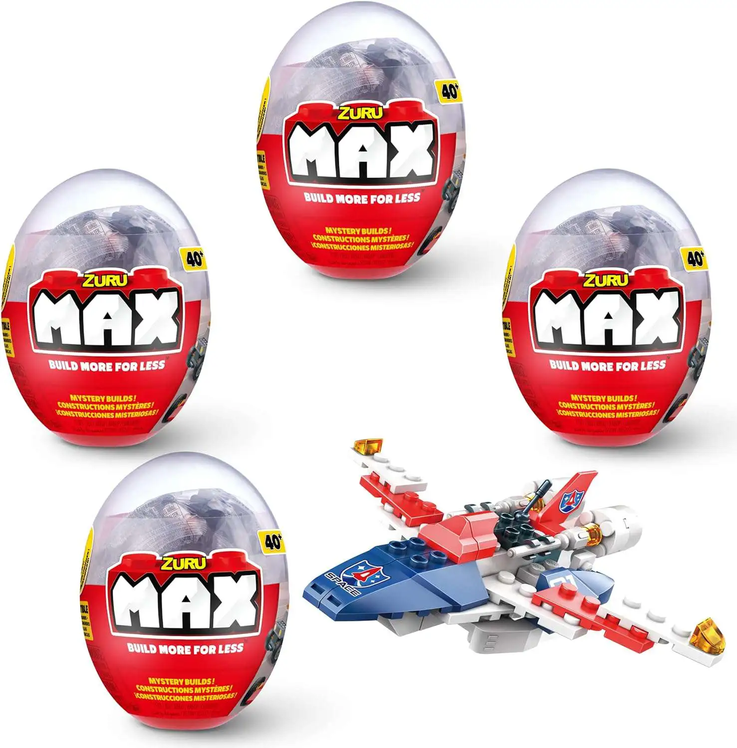SURPRISE FOR MAX マックスシリーズ MAX Build More Series 1 Mystery Builds Surprise Egg 4-Pack