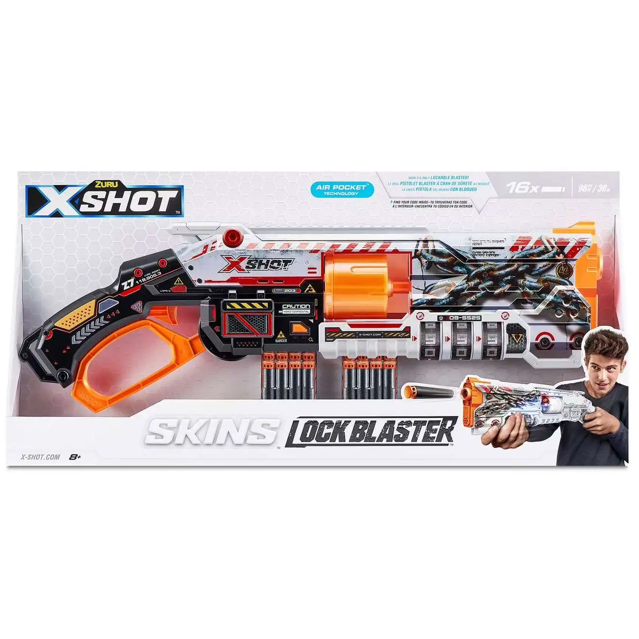 X-Shot Skins Lock Blaster Exclusive Blaster