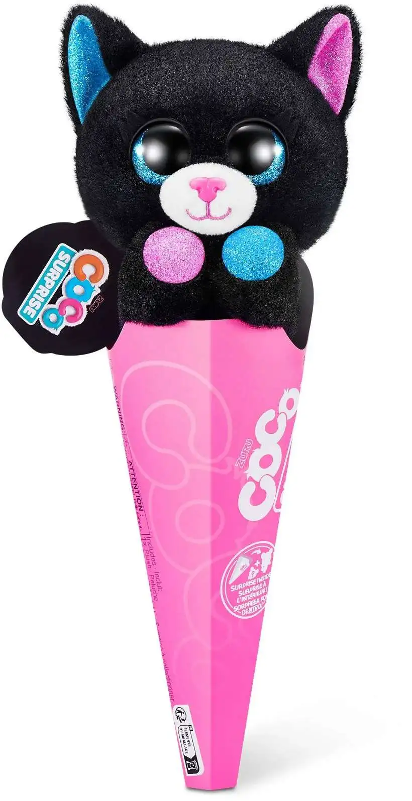 Coco Cones Surprise Neon Series Luna Plush [Black]