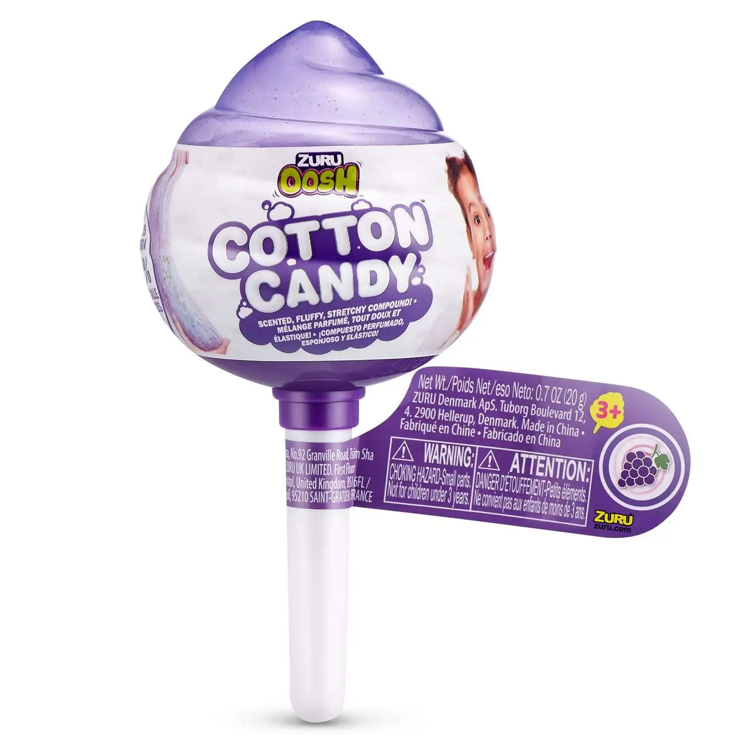 Oosh Cotton Candy Cuties Stretchy Compound MEDIUM Pop RANDOM Color! Mystery Pack
