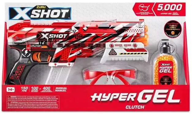 X-Shot Hyper Gel Clutch Blaster [with 5,000 Gellets]