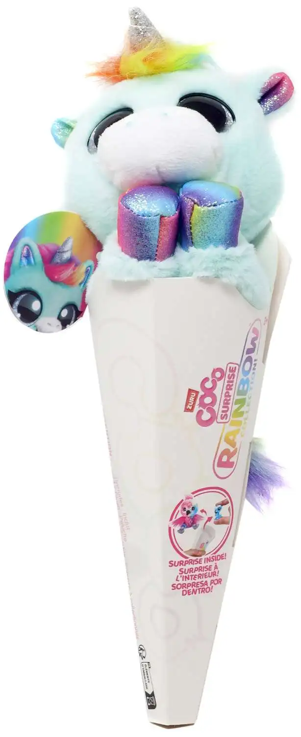 Coco Cones Surprise Rainbow Collection Vivi Plush