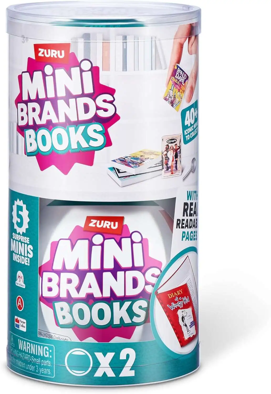 5 Surprise Mini Brands! BOOKS Mystery 2-Pack