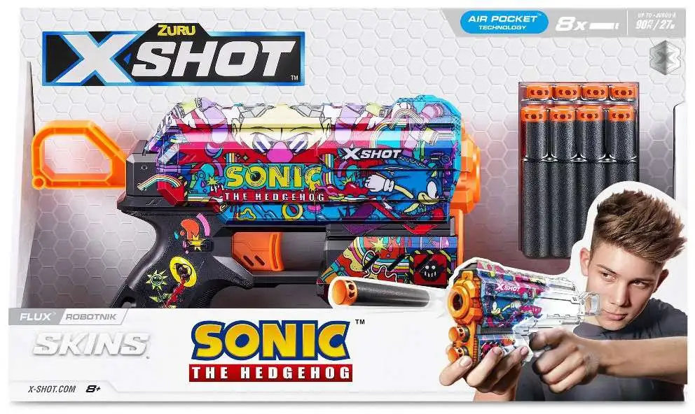 X-Shot Skinz Sonic the Hedgehog Blaster