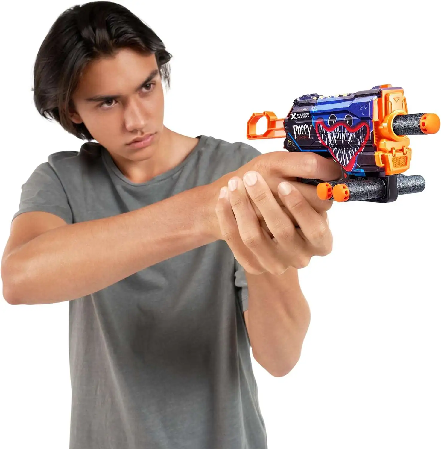 Poppy Playtime X-Shot Skins Dread Jumpscare Toony Blaster 2-Pack