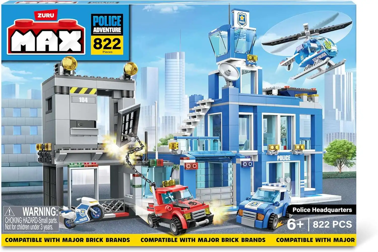 MAX Build More Police Headquarters Building Set