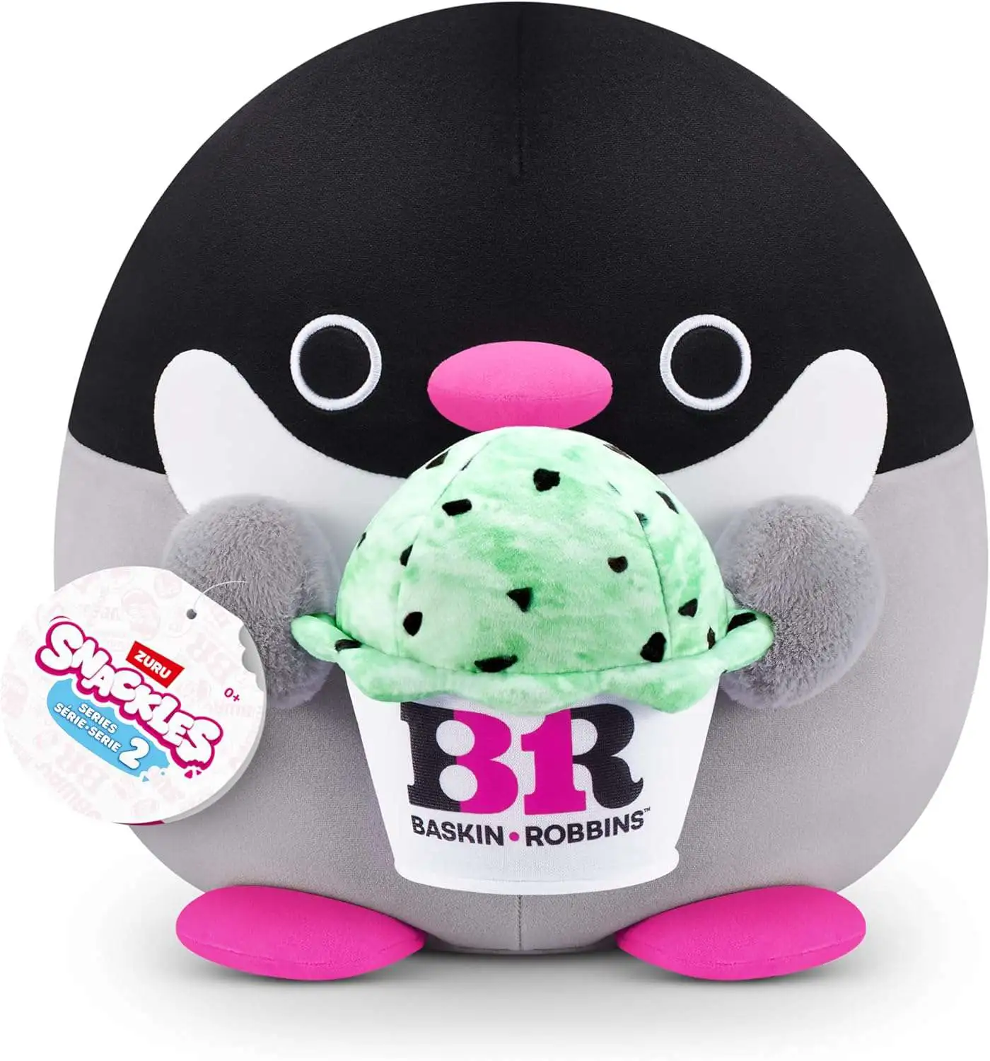 Snackles Series 2 Penguin 14-Inch Plush [with Baskin-Robbin]