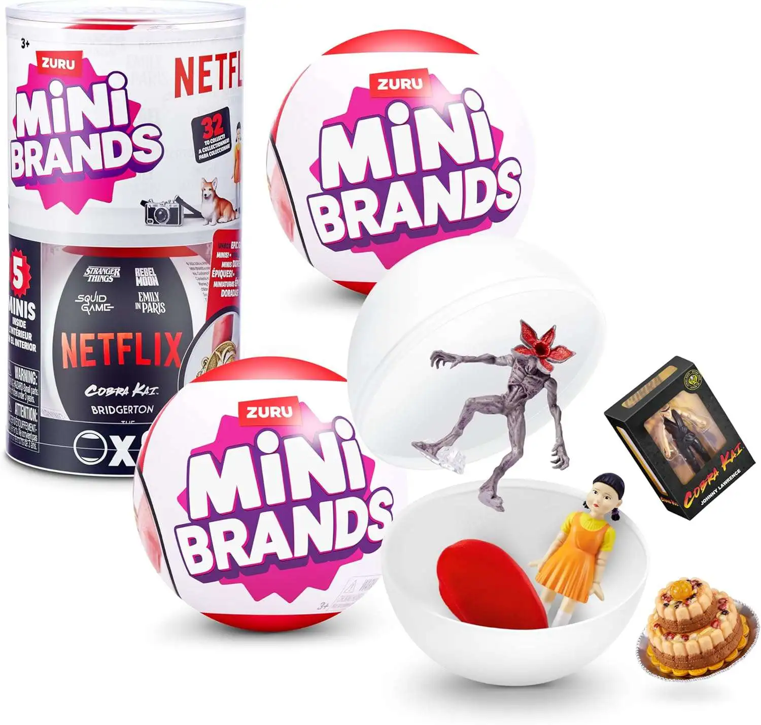 5 Surprise Mini Brands! Netflix LOT of 2 Mystery Pack