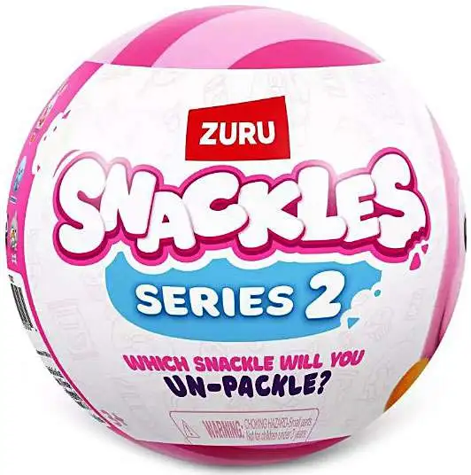 Snackles Series 2 Mystery Pack [1 RANDOM Squishable Plush, Version 2]