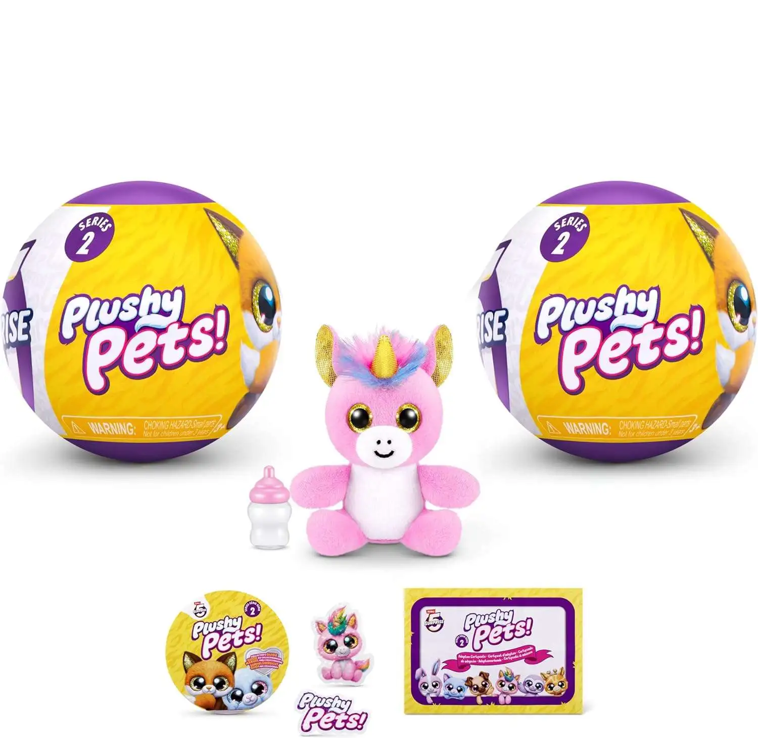 5 Surprise Series 2 Plushy Pets! LOT OF 2 Mystery Packs
