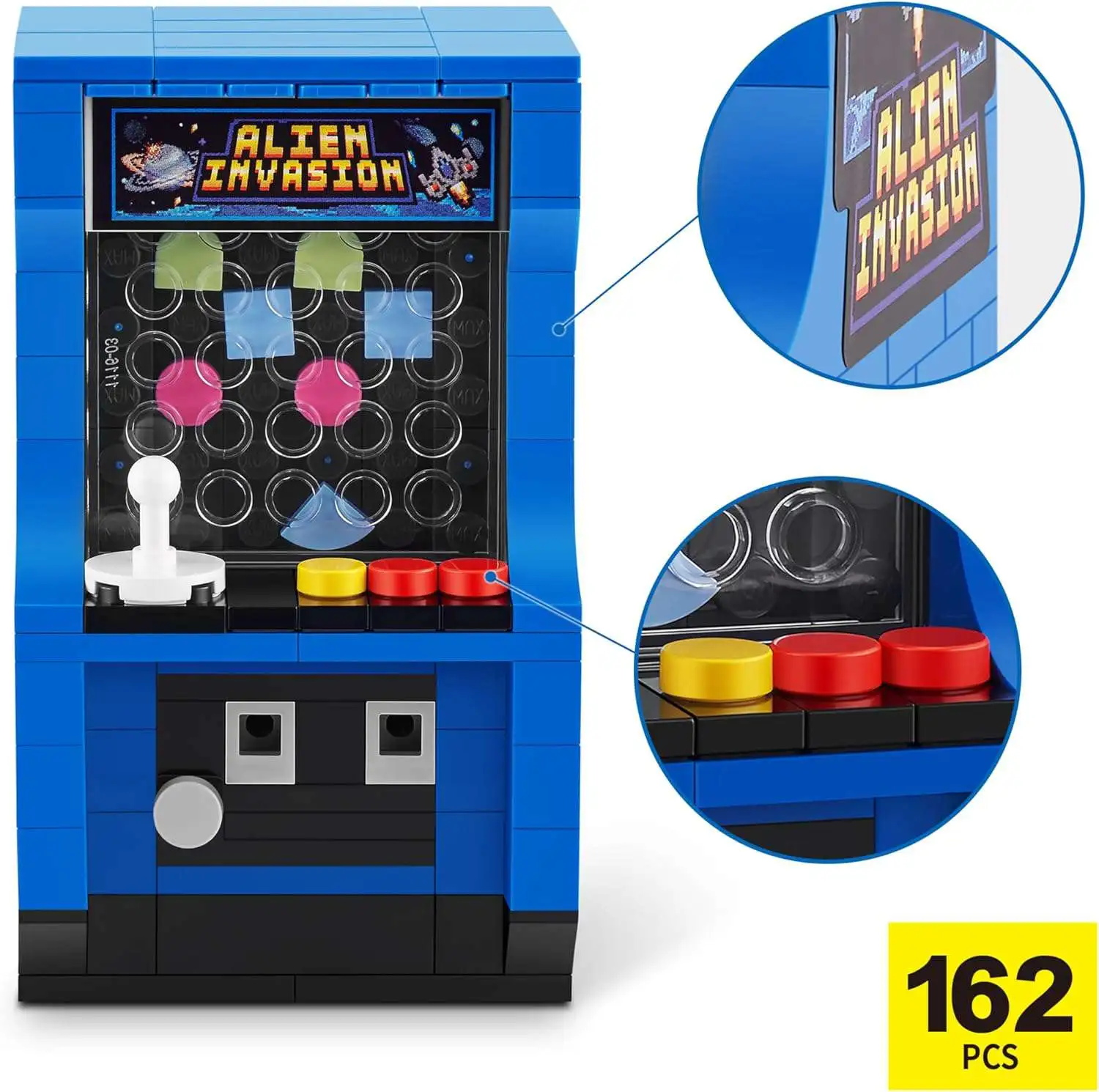 Max Brick Inset MAX Brick Construction Retro Collection Arcade Machine Set 162 Pieces ...