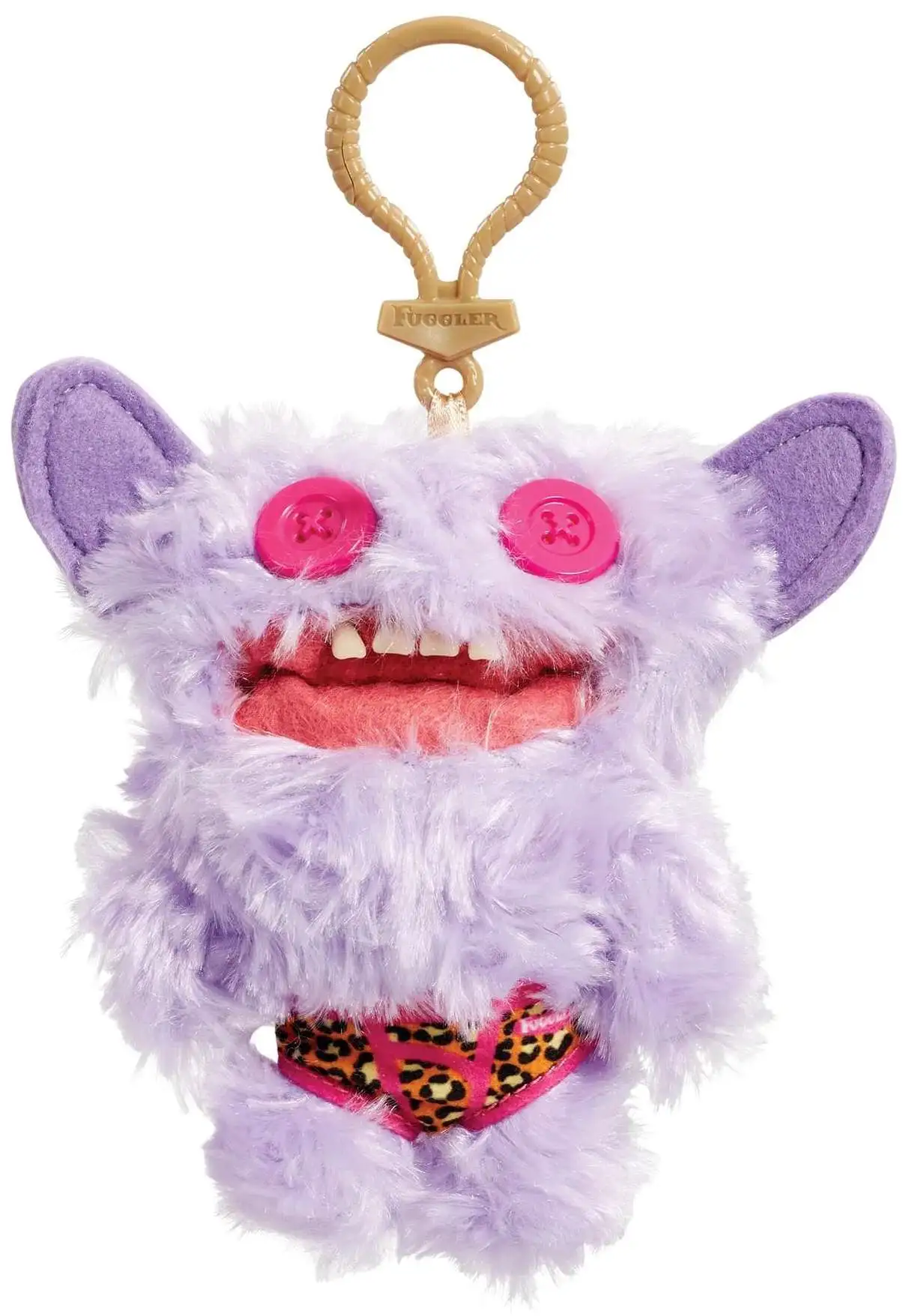 Fuggler Grin Grin 4-Inch Plush Keyring [Lilac]
