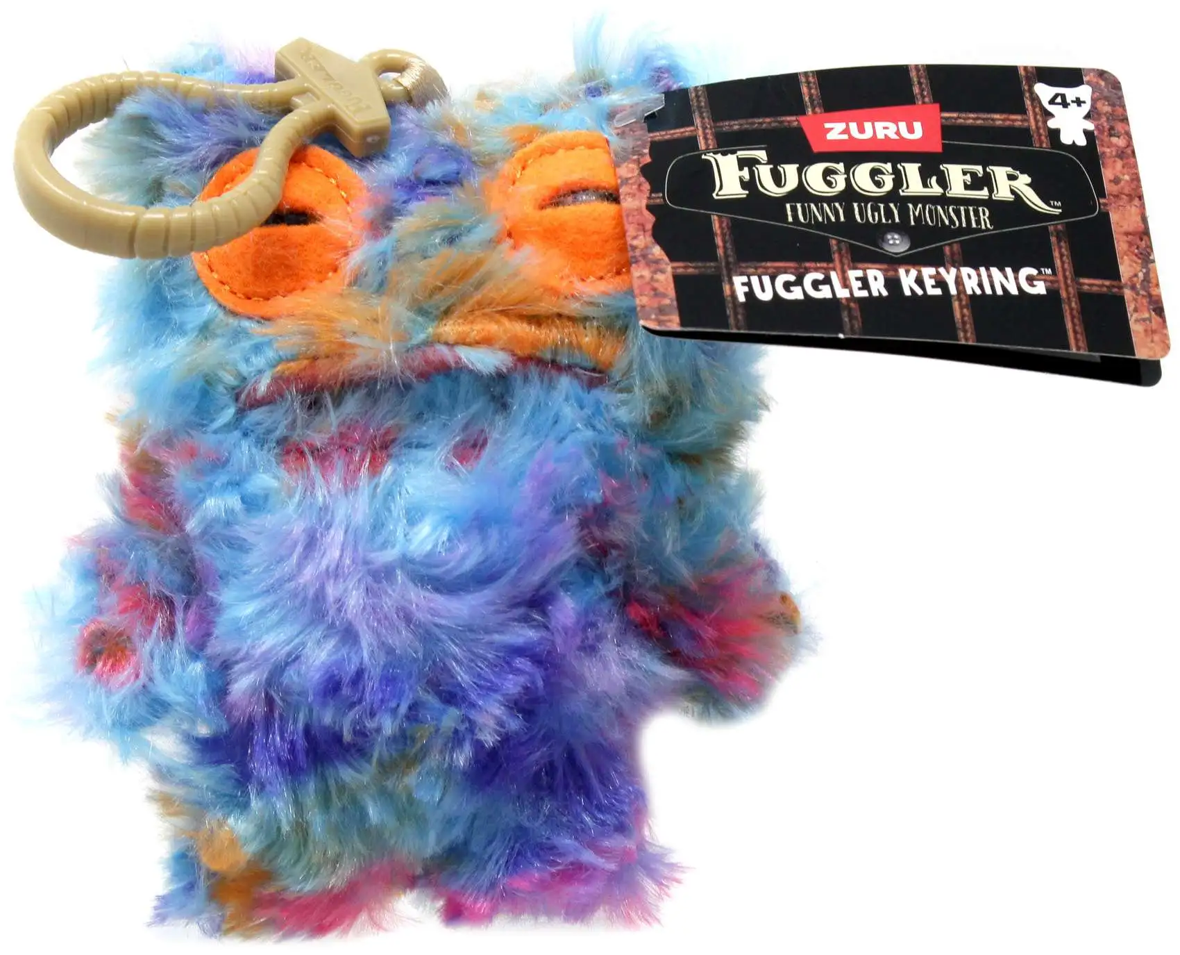 Fuggler Tie-Dye Mr Buttons 4-Inch Plush Keyring