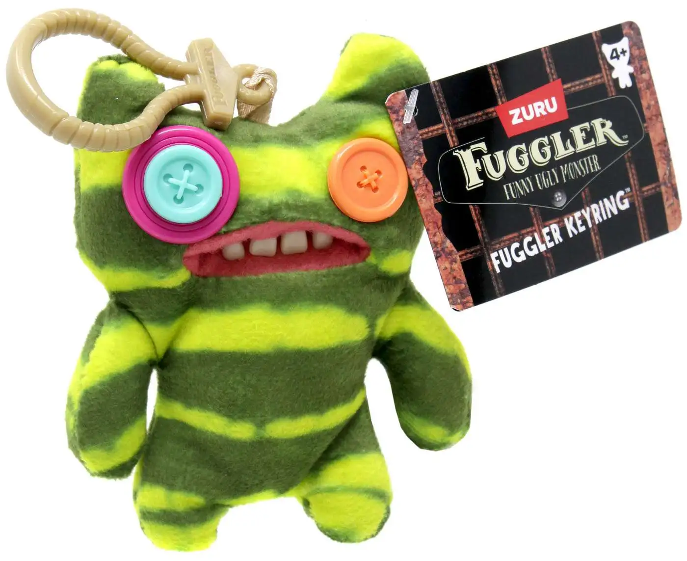 Fuggler Green Indecisive Monster 4-Inch Keyring