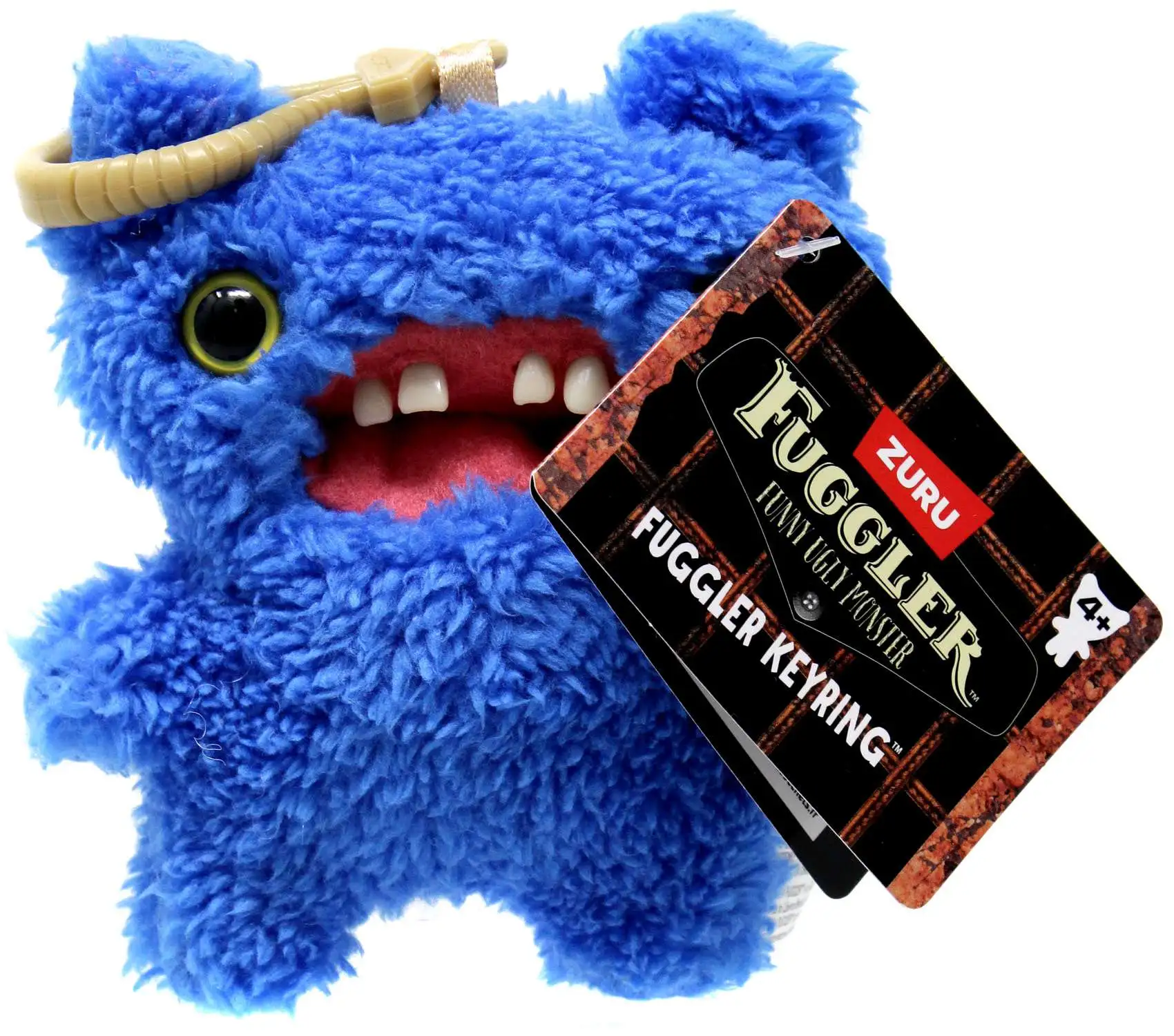 Fuggler Blue Screech 4-Inch Plush Keyring