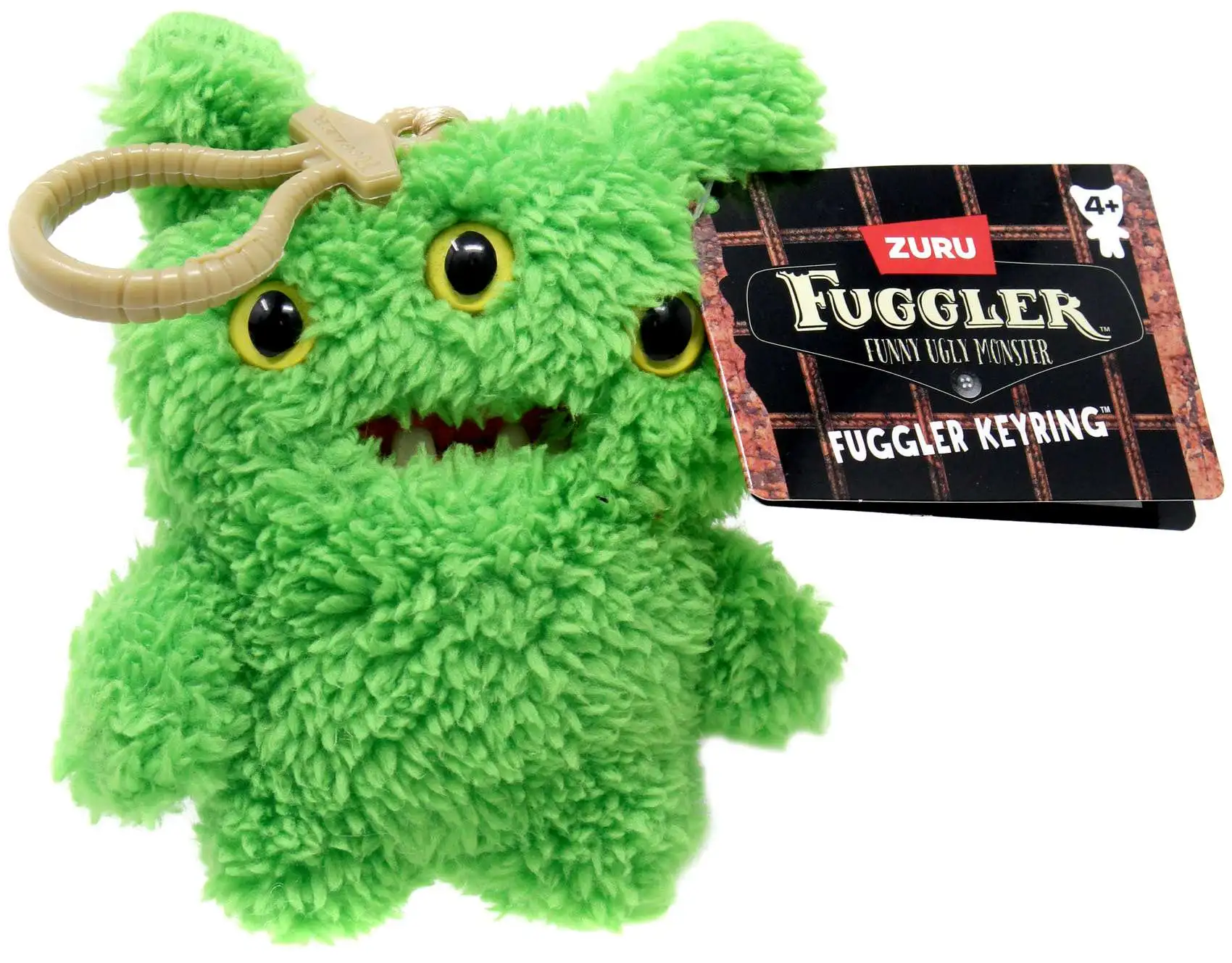 Fuggler Green Reek-O 4-Inch Plush Keyring