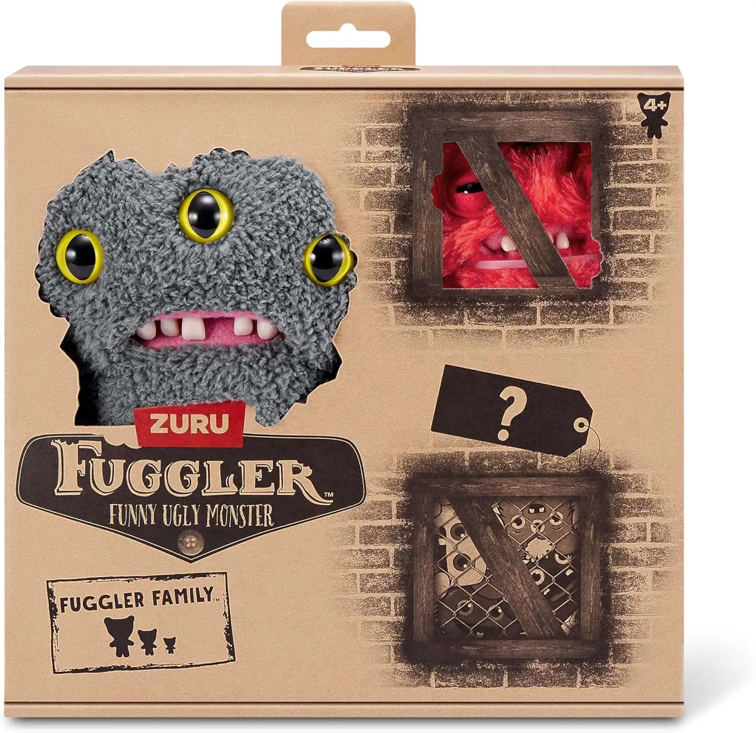 Fuggler Family Reeko 9-Inch Plush Set [Reeko + 2 Mystery]