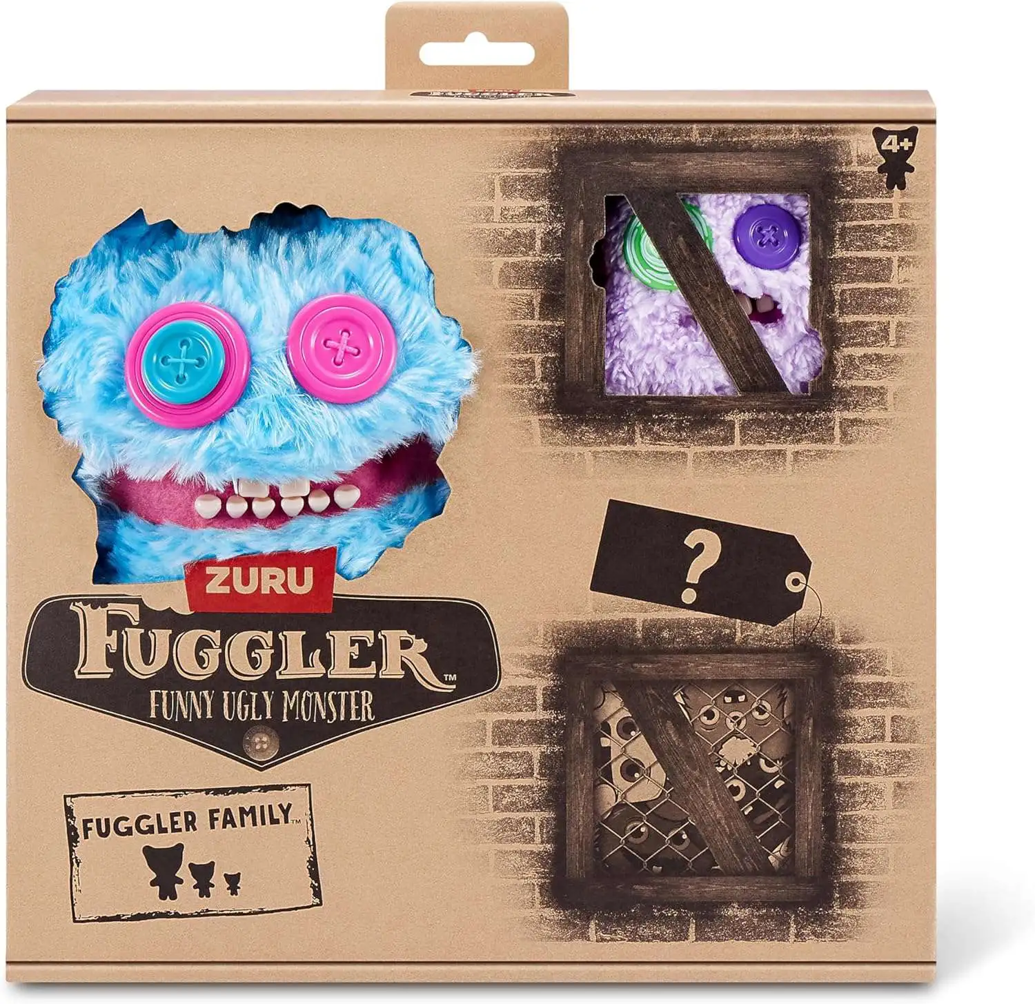 Fuggler Family Stinkface 9-Inch Plush Set [Stinkface + 2 Mystery]