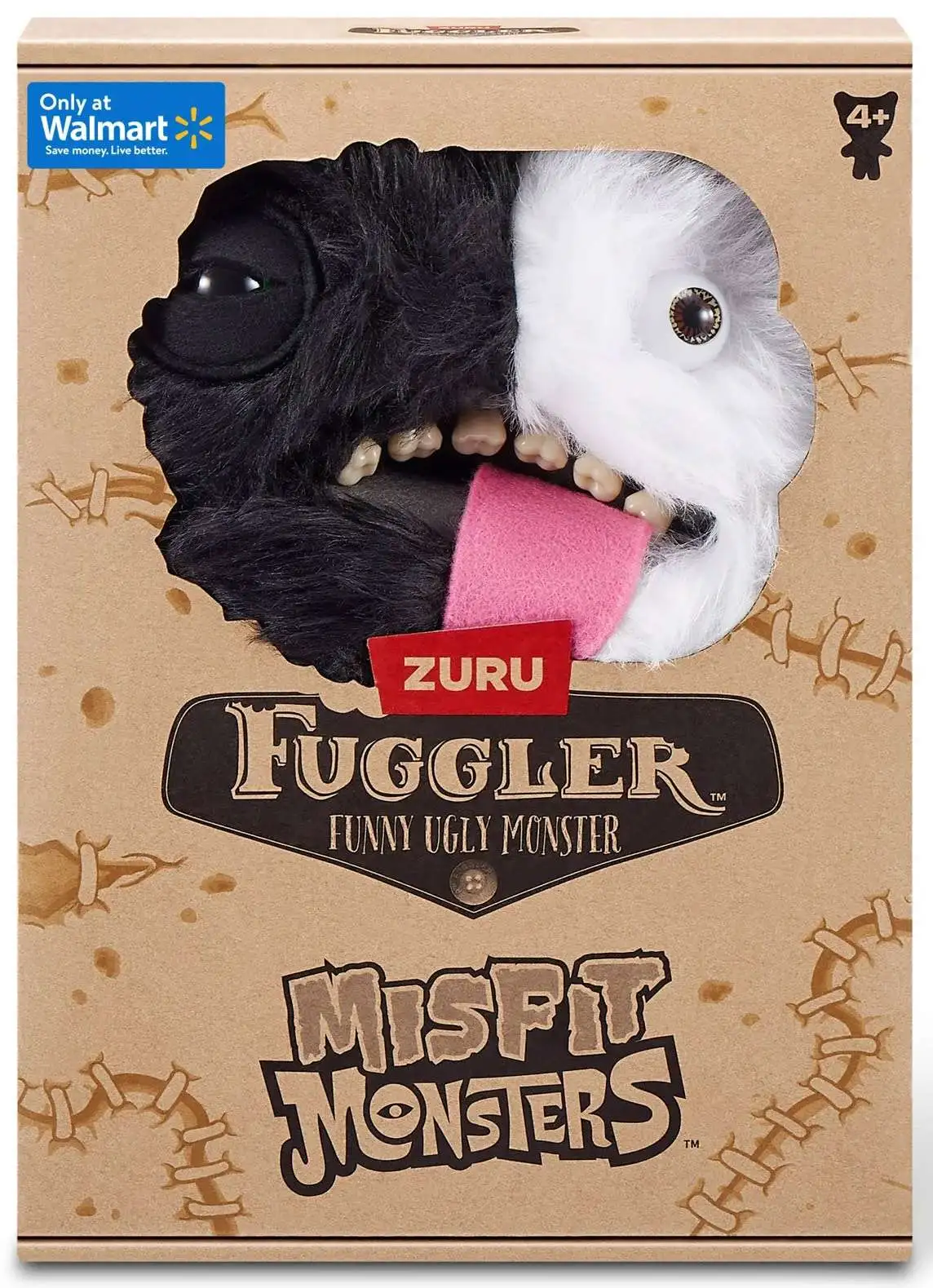 Fuggler Misfit Monsters Wide Eyed Boogah Exclusive 9 Plush Black
