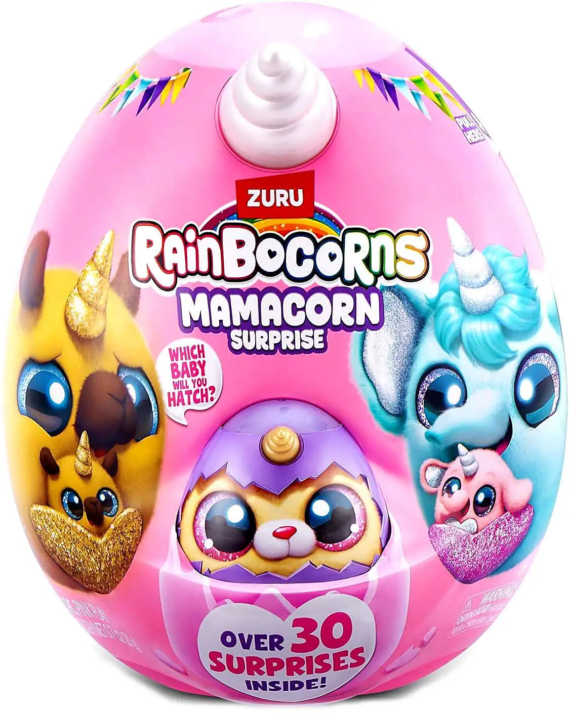Rainbocorns Mamacorn Surprise RANDOM Mystery Slow Rise Plush Over