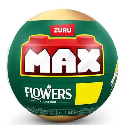 MAX Premium Collection Brick Construction FLOWERS Mystery Pack [Up to 149 Pieces, Green]