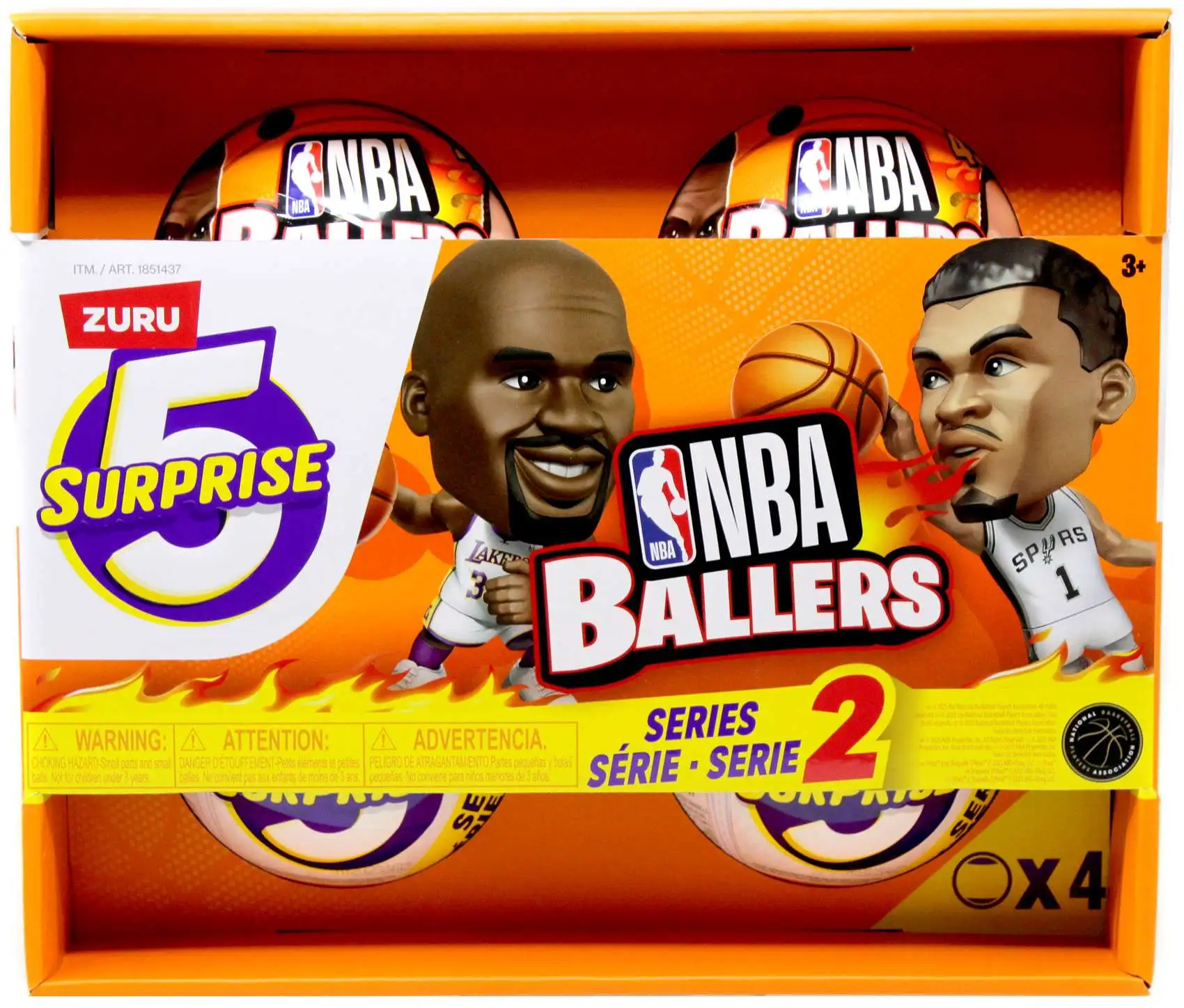5 Surprise NBA Ballers Series 2 Exclusive Mystery 4-Pack 4