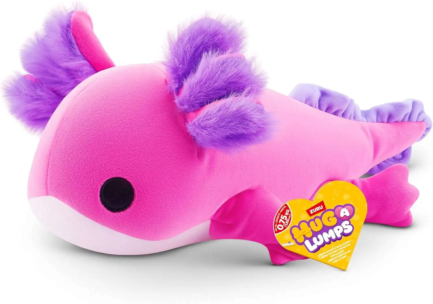 Hug-A-Lumps Ally 12-Inch Weighted Small Plush [Axolotl]