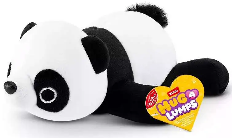 Hug-A-Lumps Pete 7 Weighted Small Plush Panda Zuru Toys - ToyWiz