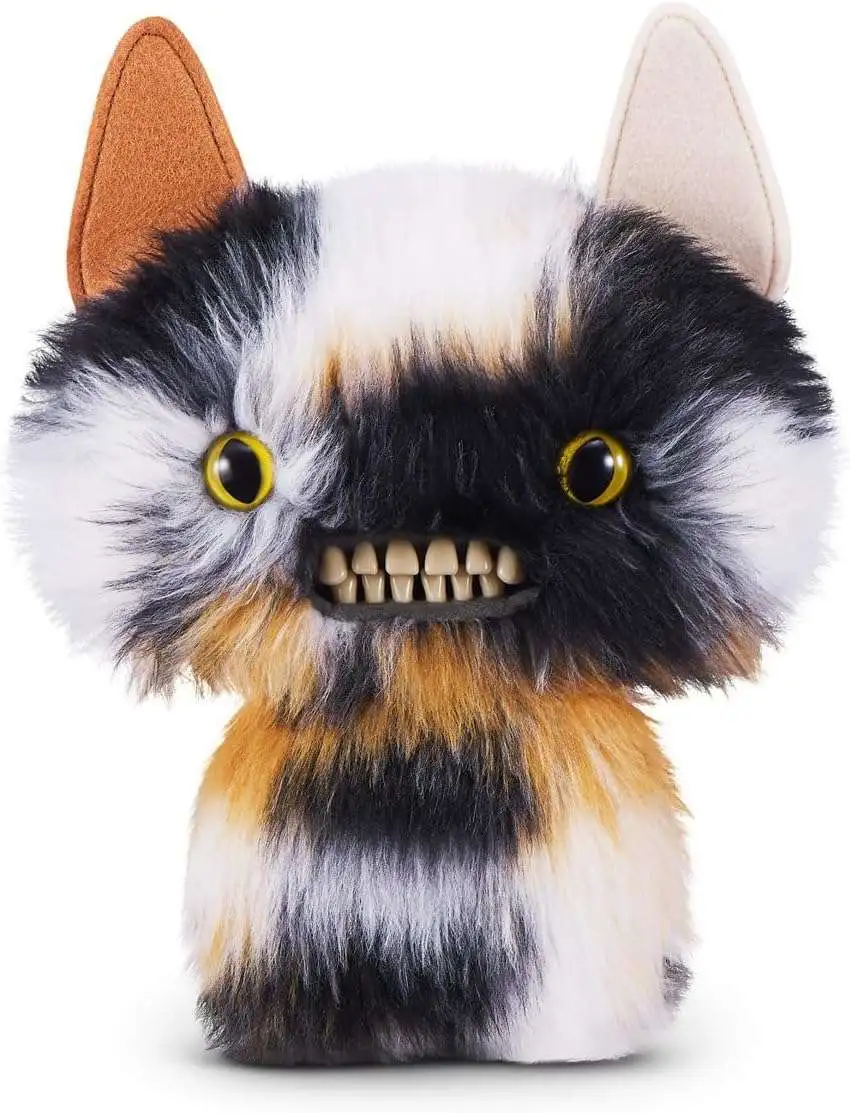 Fuggler Butt Ugly Pets Cheezee Calico Cat 9-Inch Plush