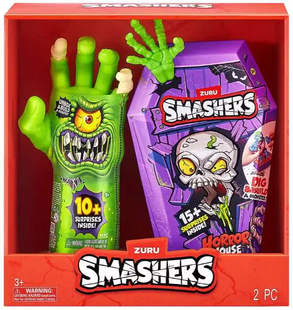 Smashers Make a Monster & Horror House Exclusive Mystery 2-Piece BUNDLE [25+ Surprises, RANDOM Characters]