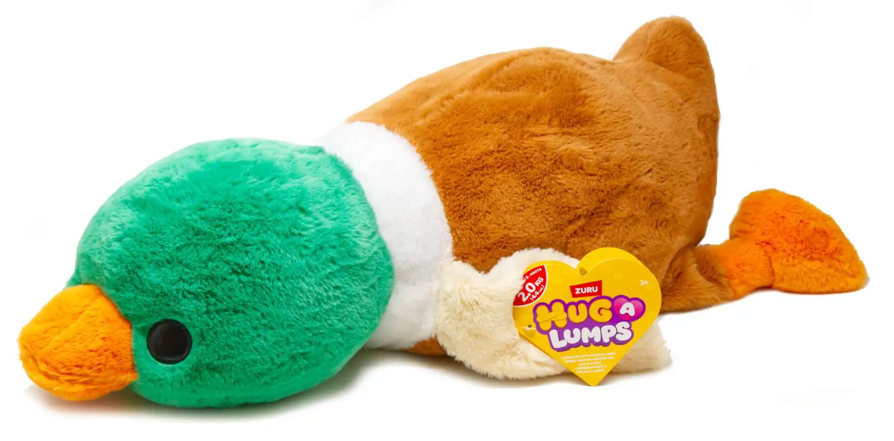 Hug-A-Lumps FUZZY Martin 30-Inch Weighted Plush [Duck] [2kg ]