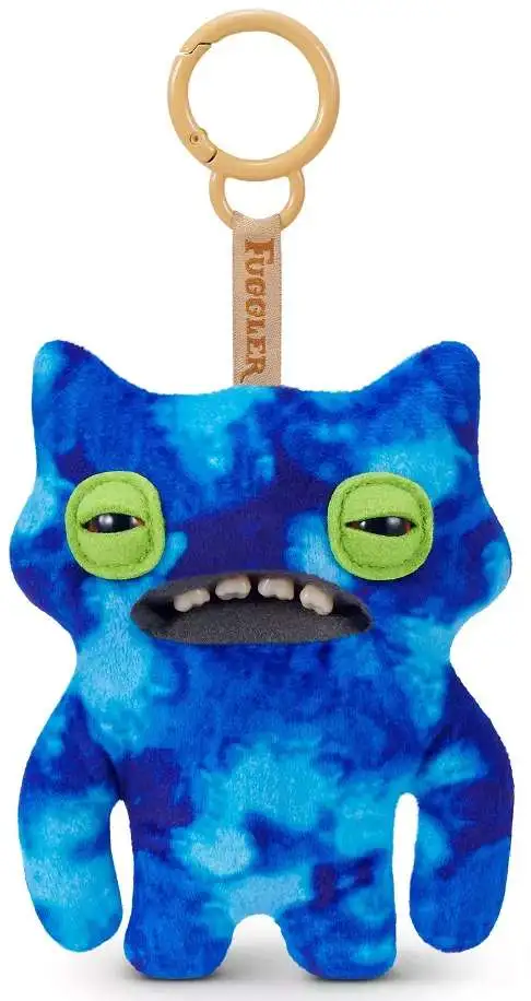 Fuggler Wide Eyed Weirdo 4-Inch Plush Keyring [Blue]