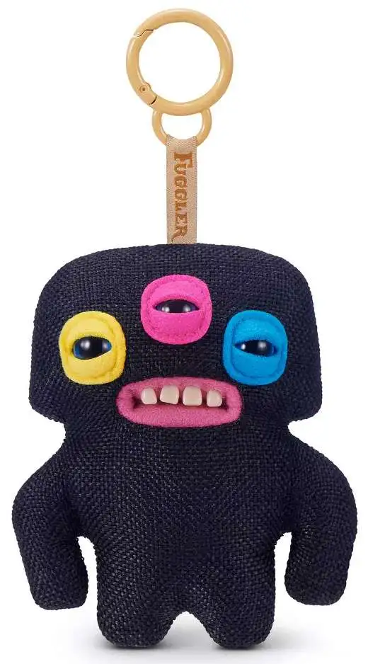 Fuggler Annoyed Alien 4 Plush Keyring Black Zuru Toys - ToyWiz