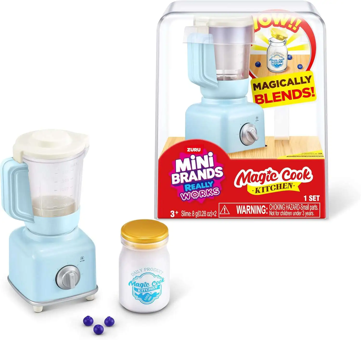 5 Surprise Mini Brands! Really Works Magic Cook Kitchen Blender Pack