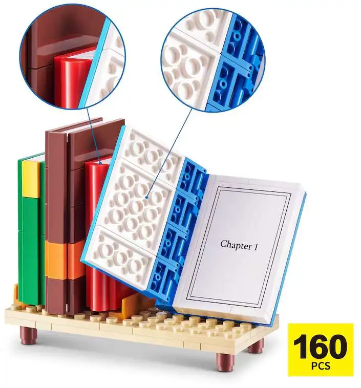 MAX Brick Construction Home Collection Books Set 160 Pieces Zuru