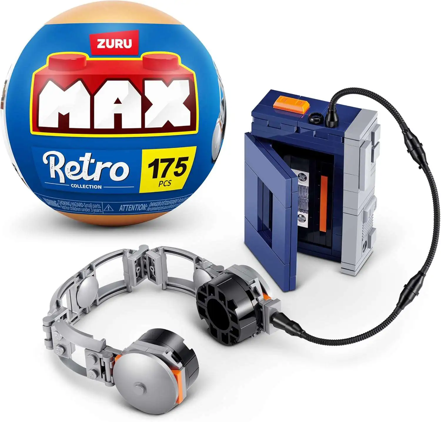 MAX Brick Construction Retro Collection Series 2 Walkman Set 175