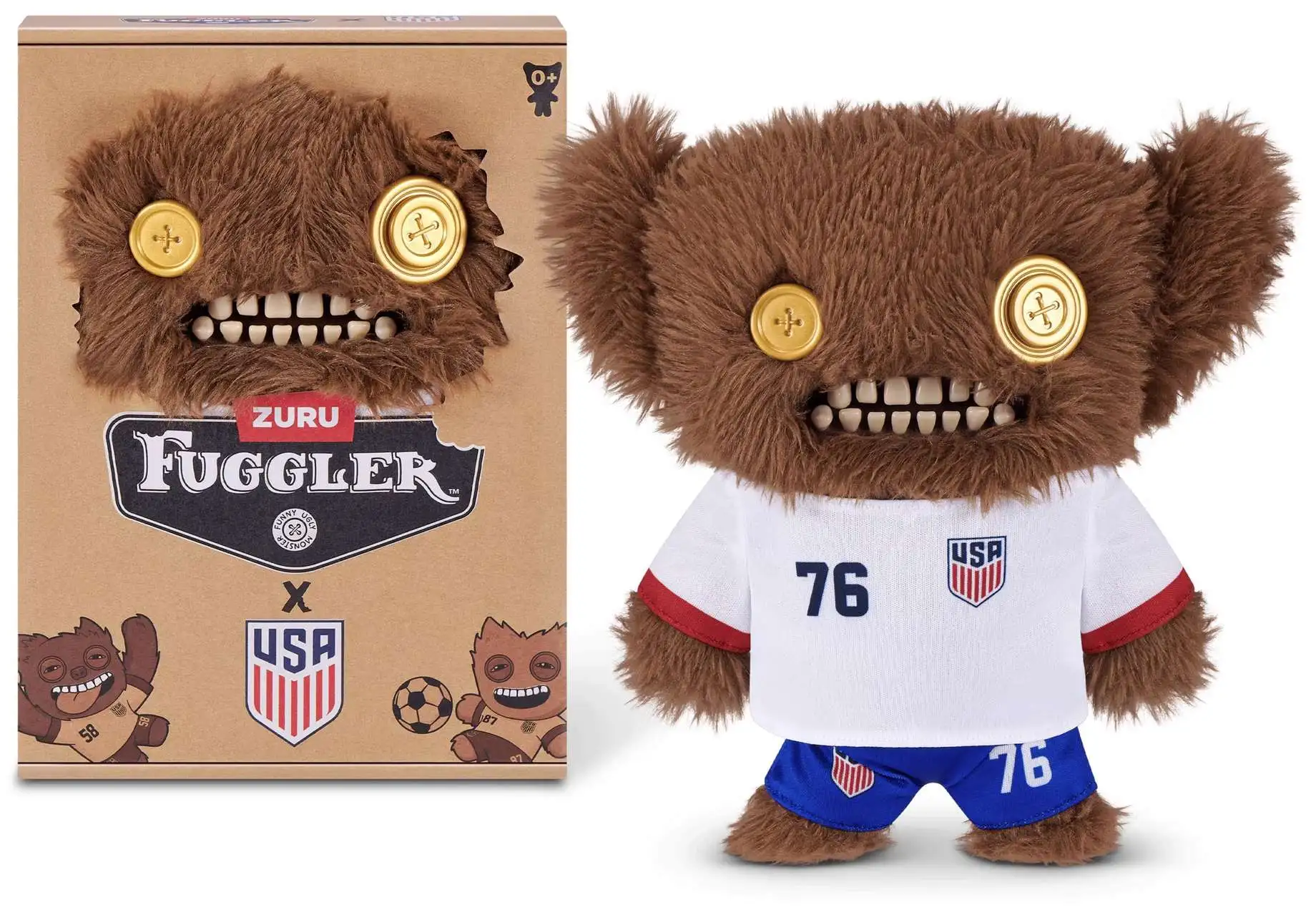 Fuggler Fuggler X USA Soccer Grumpy Grumps Exclusive 9 Plush
