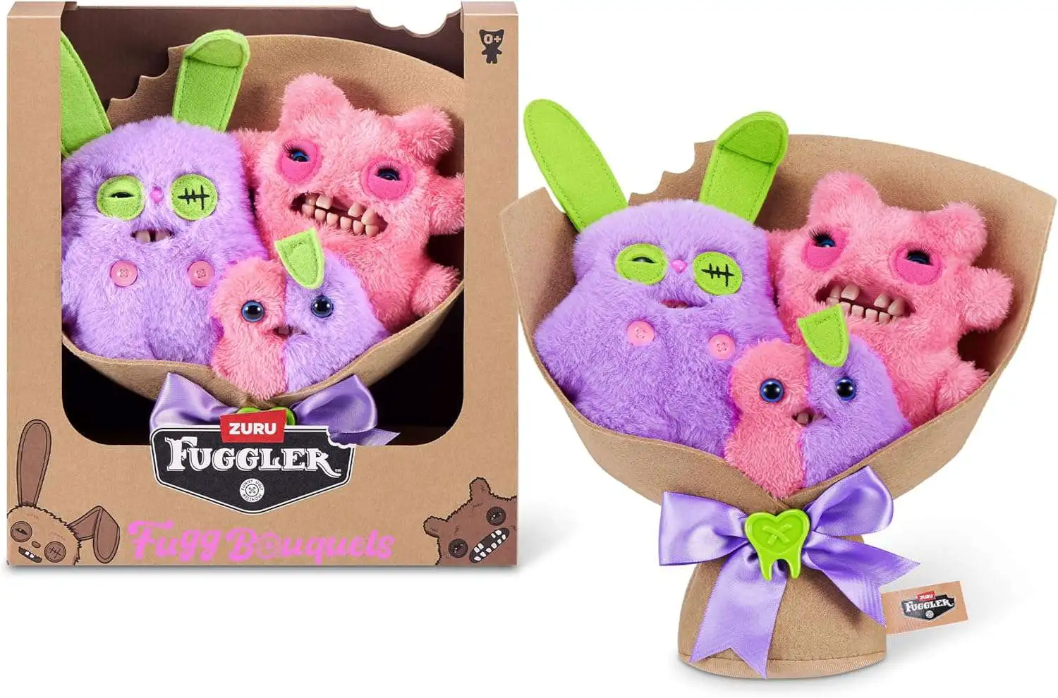 Fuggler Fugg Bouquets Rabid Rabbit, Sir Nobbynuts Nobbybits Plush