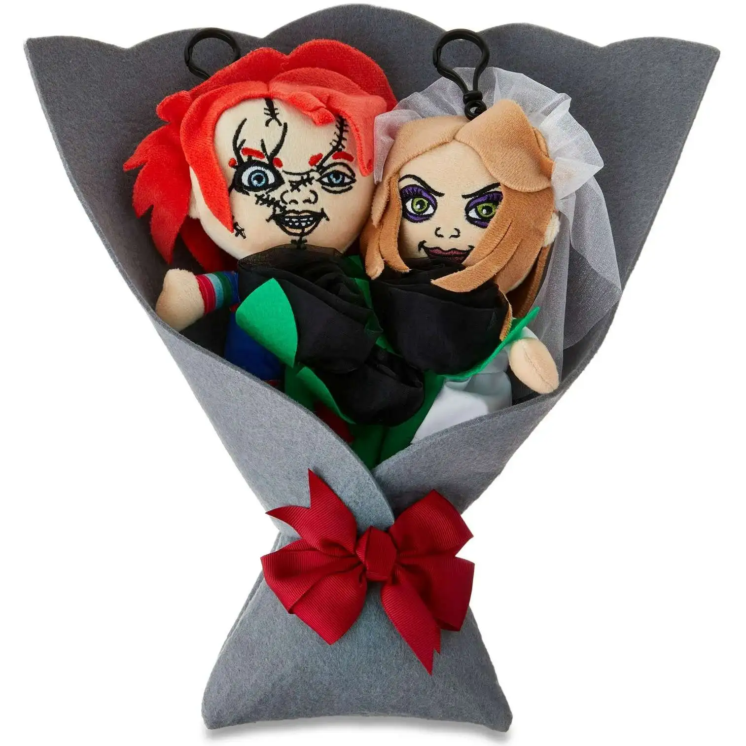 Child's Play 2025 Valentine's Day Chucky & Tiffany Plush Bouquet 2-Pack