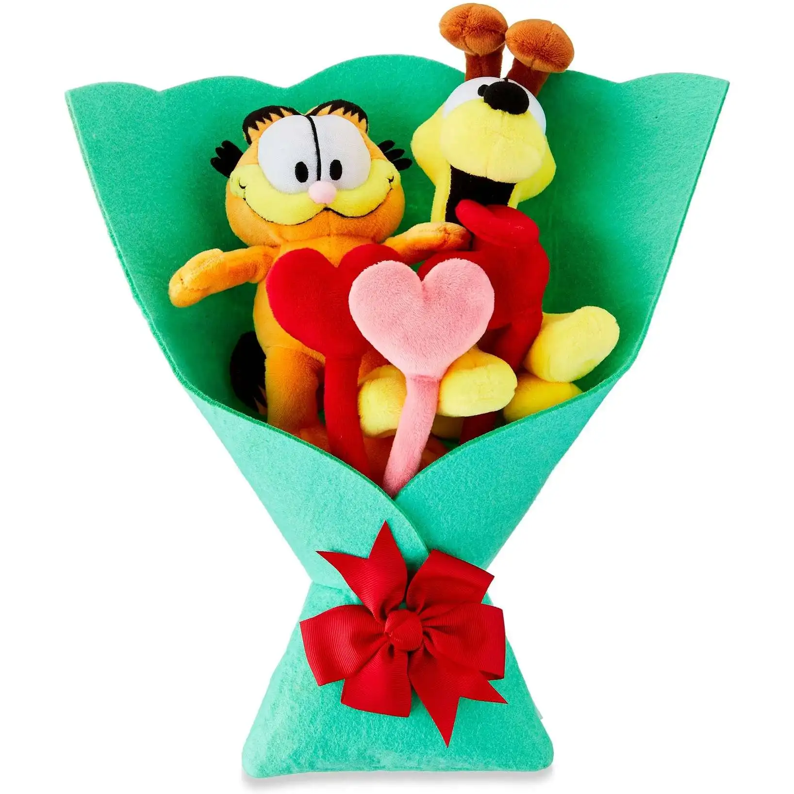 Garfield & Odie 8-Inch Plush Bouquet 2-Pack