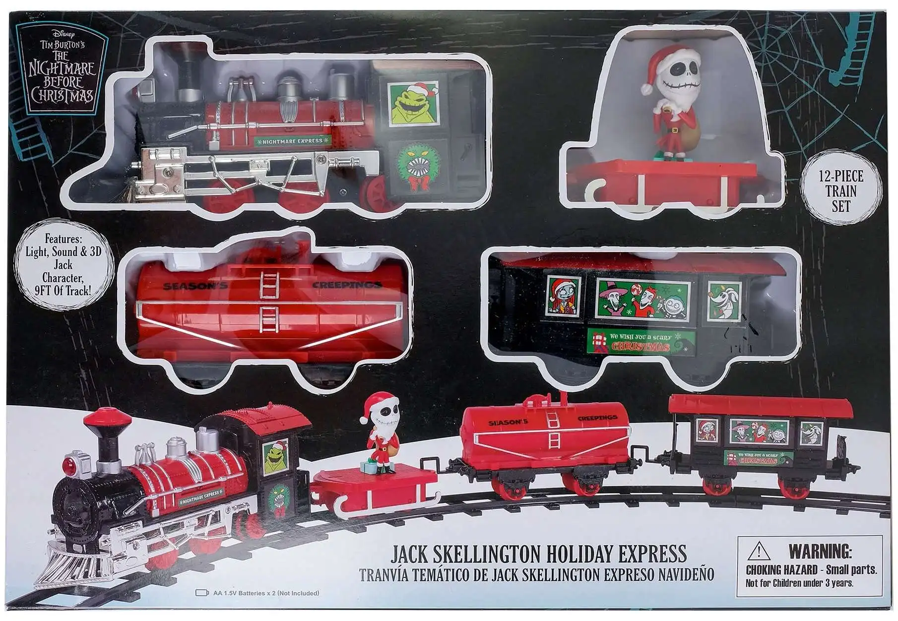 Disney The Nightmare Before Christmas 2025 Jack Skellington Holiday Express Train Set